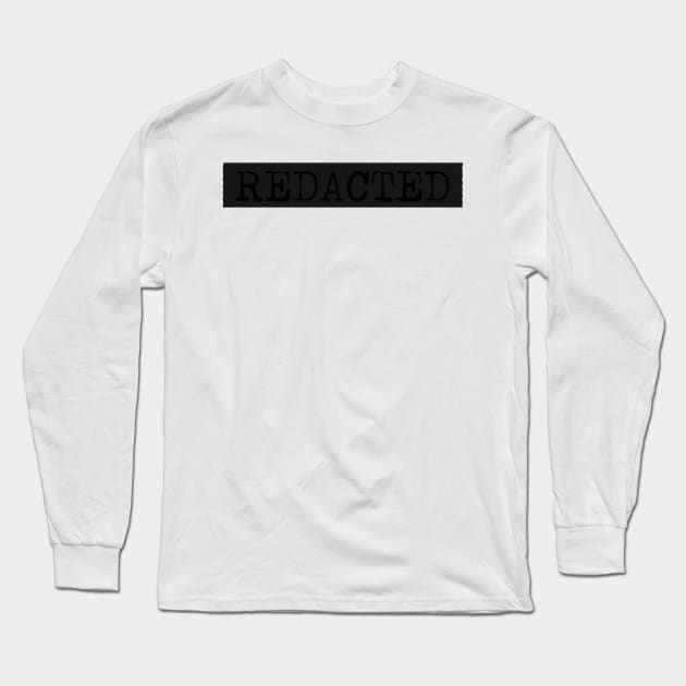 ████████ (REDACTED) Long Sleeve T-Shirt by DementedDesigns